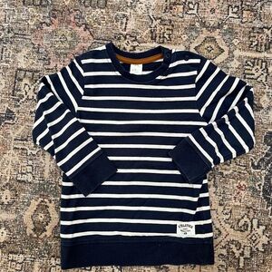 HM Striped Navy and White Sweatshirt